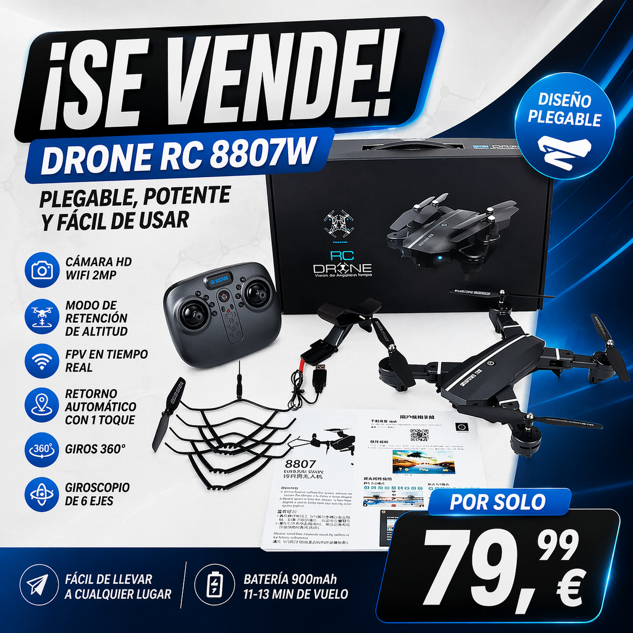 RC Drone 8807W
